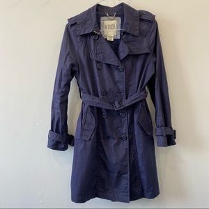 BB Dakota Navy Trench Coat